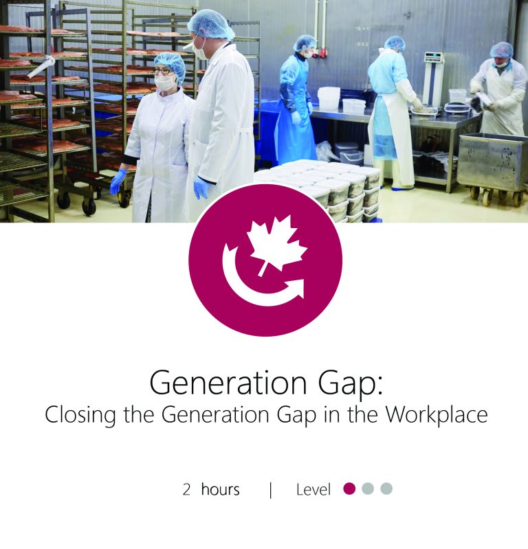 Generation Gap Closing the Generation Gap in the Workplace Food